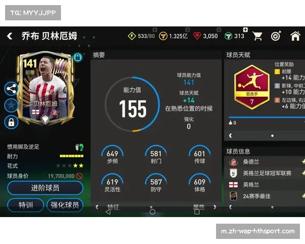 贝林厄姆体能数据引关注 核心肌群疲劳值超安全阈值